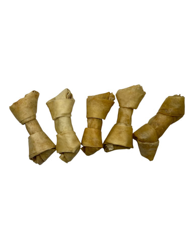 Kangaroo Skin Bone Shapes - Small Dog Chews (10 Pack)