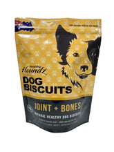 Load image into Gallery viewer, JOINT + BONES HEALTH FOR DOGS. NATURAL HEALTHY BISCUITS.