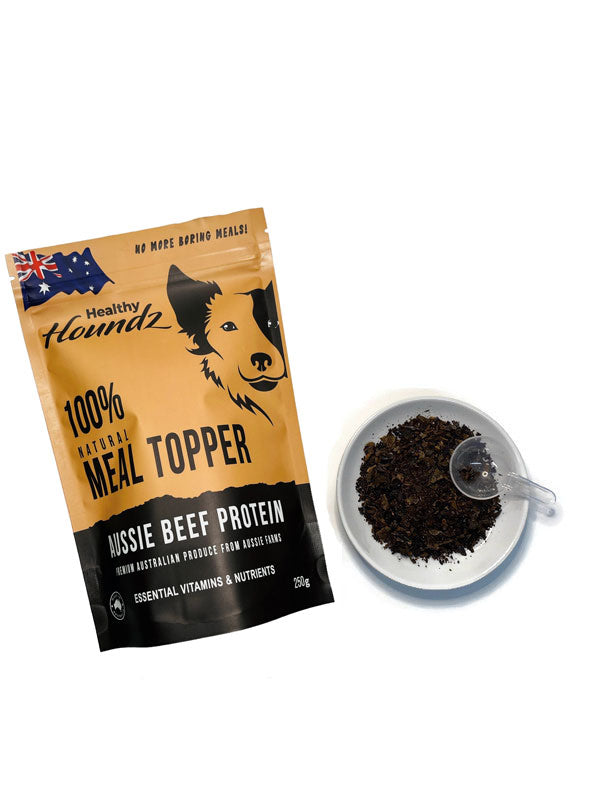 Australia's Best Natural Beef Protein Meal Topper + scoop